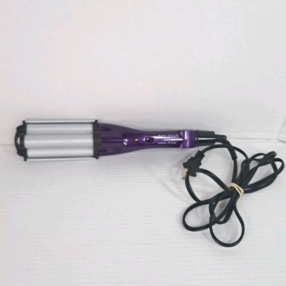 TIGI Bed Head Wave Artist Tourmaline Ceramic Deep Waver Purple Tested & Works